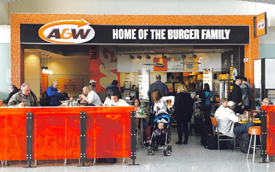 Quick Service Restaurant Construction, Cambria Design Build, Pearson International Airport, A&W