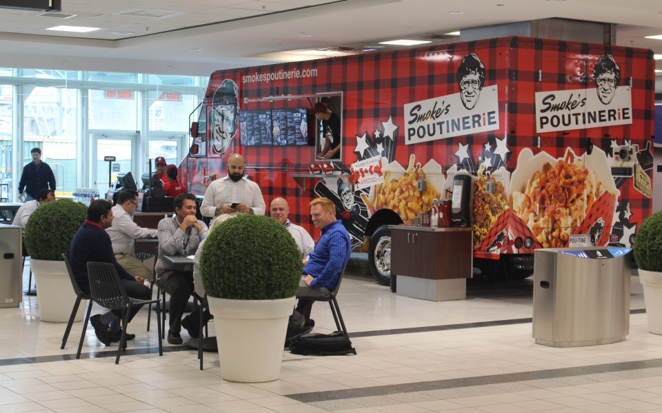 Smokes, Quick Service Restaurant, Pearson International Airport, Cambria Design Build
