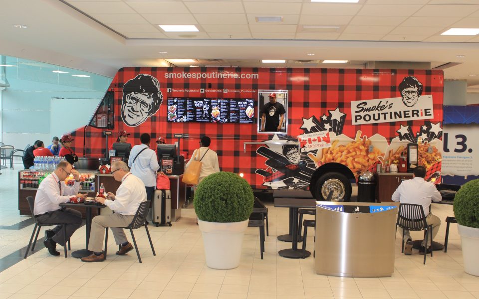 Smokes, Quick Service Restaurant, Pearson International Airport, Cambria Design Build